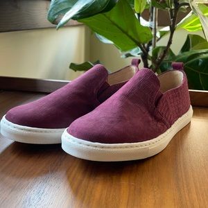 Splendid Suede Slip On Sneakers